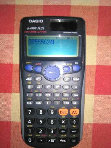 Calculadora Científica Casio Fx-85de Plus Natural-v.p.a.m