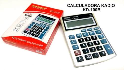 Calculadora De Escritorio Kadio Kd-100b