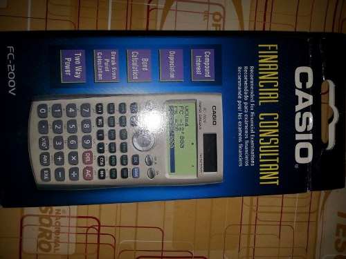 Calculadora Financial Consultant Casio Fc 200 V