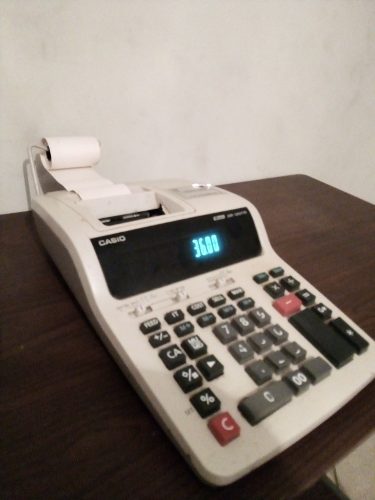 Calculadora Impresora Casio Dr120tm