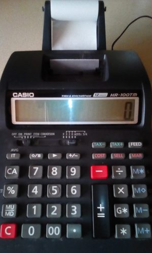 Calculadora Sumadora Casio Electrica