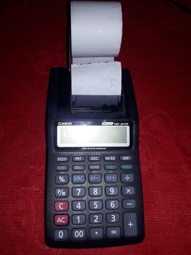 Calculadora, Sumadora Casio Hr-8tm