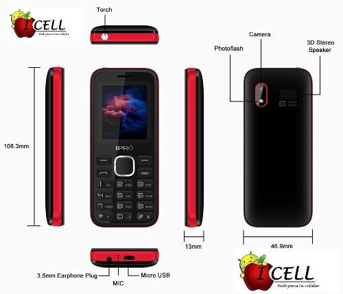 Telefono Celular Ipro Basico Dual Sim