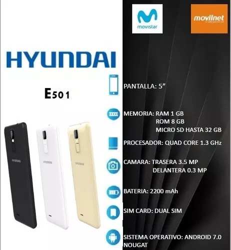 Teléfono Celular Hyundai E501 Nuevo