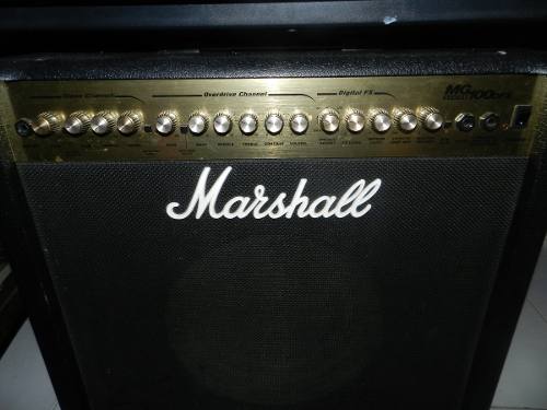 Amplificador Marshall Mg100dfx Con Su Footswitch