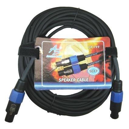Cable Speakon 15 Mts. 14awg 2x2 7mm