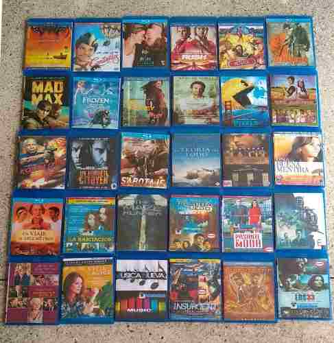 Lote 70 Peliculas Blu Ray