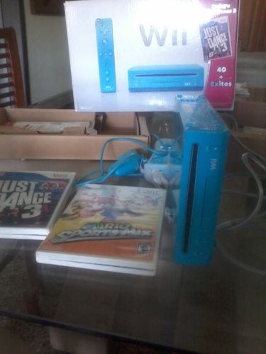 Nintendo Wii Edicion Azul