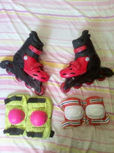 Patines Lineales Ajustables Talla 34 A 40