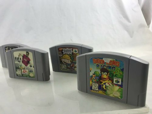 Juego Nintendo 64 Diddy Kong, Rugrats, Fifa 99, Wwf War Zone