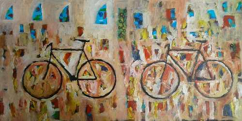 Maravillosa Obra De William Lira Bicicletas 55x110