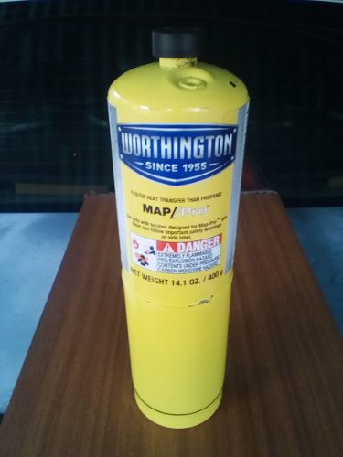 Bombona Amarilla Worthington Para Soldar Refrigeracion