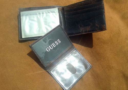 Cartera Billetera Monedero Guess Original Cuero Caballero