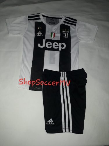 Conjunto Niño Fútbol Juventus Ronaldo Madrid Bale