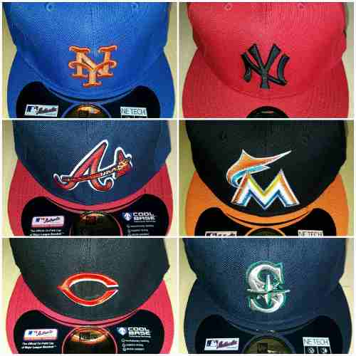 Gorras New Era Mlb Gdes Ligas Cerradas Talla 7 Snapback