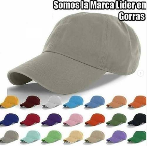 Gorras Prelavadas Para Bordar Al Mayor Y Detal Unicolor