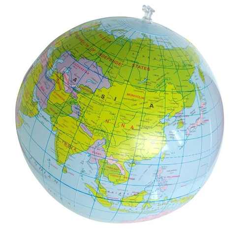 Pelota Inflable Mundo Aprende Mapa Mundi