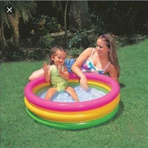 Piscina Inflable Intex Para Bebe Arcoiris