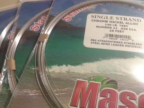 Alambre De Pesca Mason 140 Lbs Ideal Paradas 0.66 Mm Usa