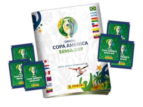 Album +10 Sobres Barajitas Panini Copa America Brasil 
