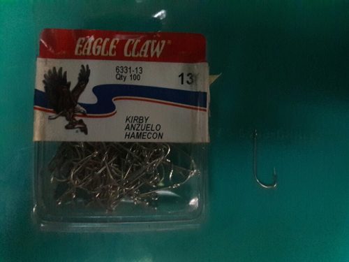 Anzuelo Eagle Claw #13 Made In U.s.a. Precio Por 10 Pieza