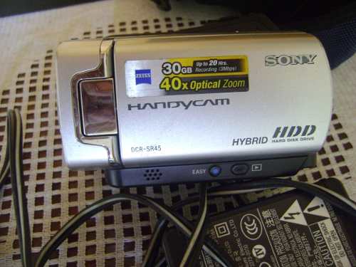 Filmadora Sony Sr45