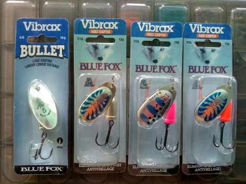 Señuelo Cuchara Rapala Blue Fox Vibrax Bullet #5 Y #6.