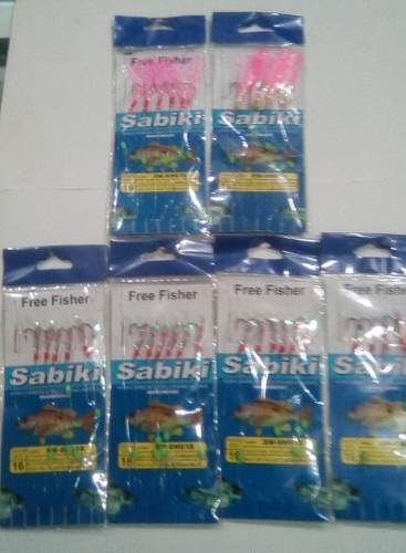 Señuelos Para Pesca Tipo Sabiki #14 Y # 16 Marine Sports