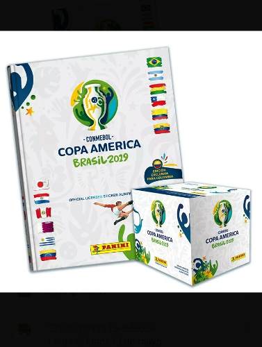 Álbum Pasta Dura Copa América Brasil  Caja De Sobres
