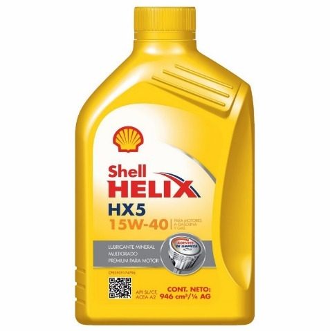 Aceite Shell 15w40 Y 20w50 Mineral 100% Sellado Pote Amarilo