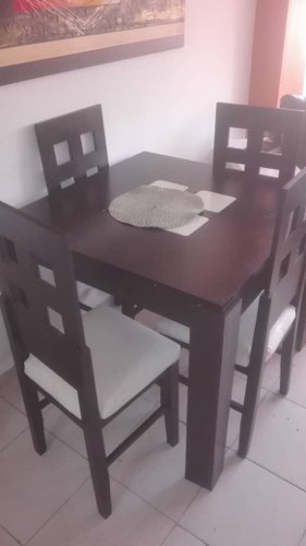 Juego De Comedor Moderno De 4 Puestos