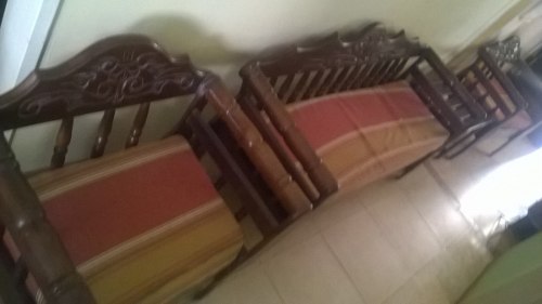 Juego De Muebles De Maderade Recibo Modelo Duque 4 Piezas