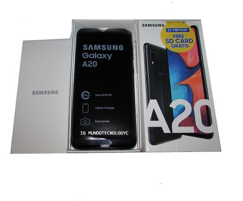 A20 Samsung Galaxy 3gb Ram/ 32gb Rom + Microsd 32gb