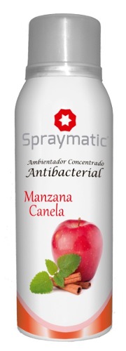 Ambientador Spraymatic Antibacterial - Manzana Canela 100g