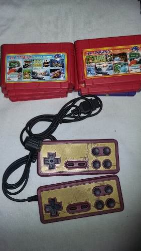 Combo Cassette De Nintendo Asiatico Mas Dos Controles