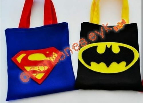 Cotillones De Super Heroes  C/u Superman Spiderman