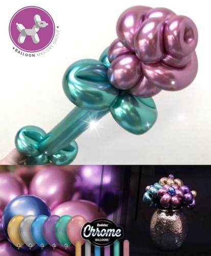 Globos Chrome Qualatex Mil Figuras (twisty) Paquete De 25