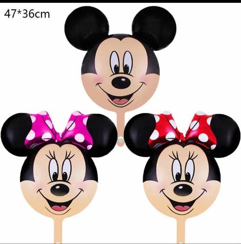 Globos De Mickey Y Minnie Mouse De 47 Cms Por 36