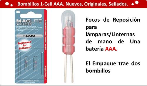 Linterna Maglite Bombillo Repuesto 1-cell-aaa Original