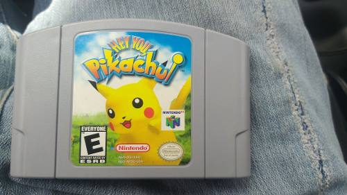 Pikachu Nintendo 64 (Viene Con Microfono)