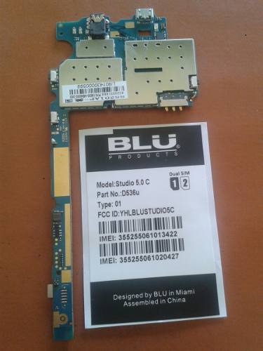 Placas Blu Studio 5.0ce D536 Nuevas