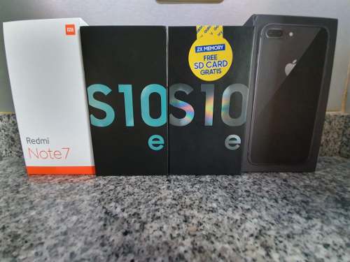 Samsung Galaxy S10, iPhone 8 Plus, Xiaomi Redmi Note 7