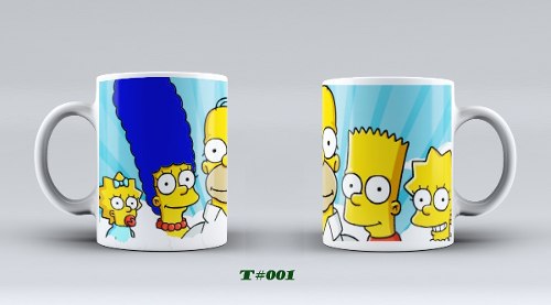 Tazas 11oz Los Simpson Sublimadas Full Color