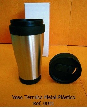 Vaso Térmico Ref.  Metal-plástico