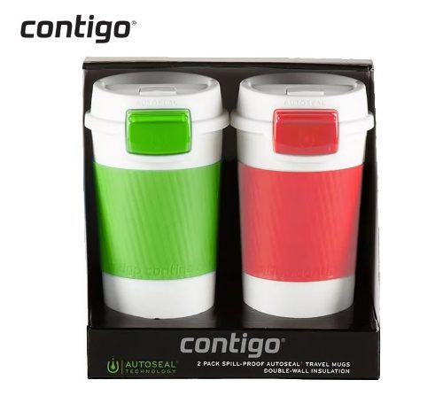 Vasos Contigo Morgan Snapseal 12oz Cafe / Té - 2pack