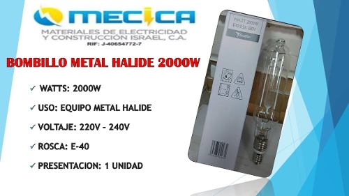 Bombillo Metal Halide Tubular w E-40