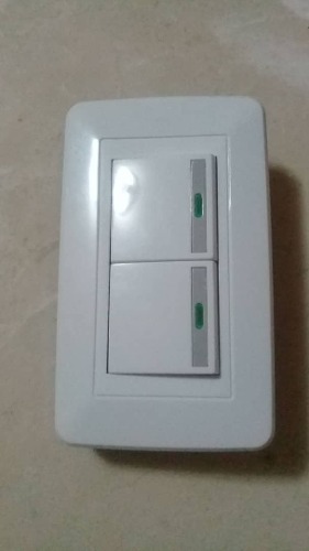 Interruptor Apagador Switch Doble De Lujo