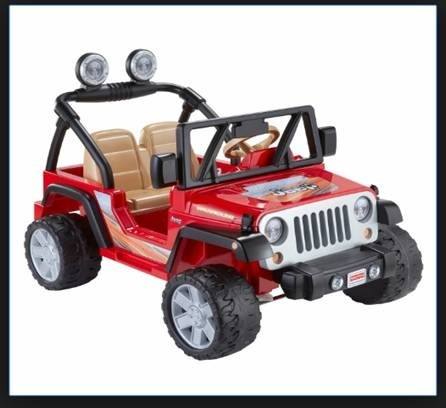 Jeep Power Whells Fisher Price Rojo 