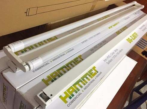 Lampara Superficial Comercial Led T8 2x20w v 120cm