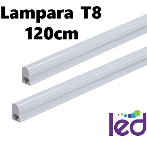 Lampara T8 Led 120cm Luz Blanca, Somos Tienda !!!
